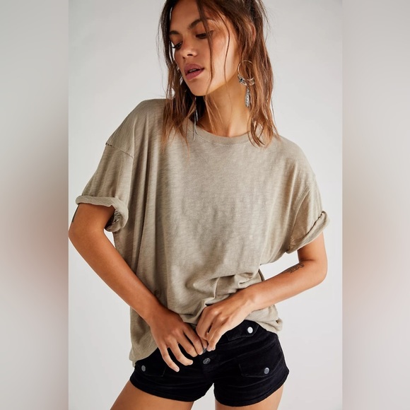 We The Free Tops - ❌SOLD❌We The Free Free People Size Xs Sage Green Clarity Ringer Tee Shirt